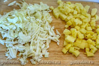 Южный борщ с баклажанами