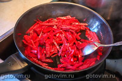 Южный борщ с баклажанами