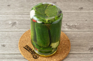 Огурцы на зиму с водкой