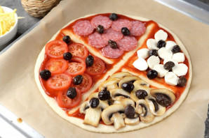 Пицца "Времена года" Пицца "Времена года"