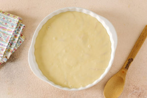 Заливной пирог с нектаринами Заливной пирог с нектаринами