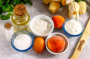 Корзиночки с персиками