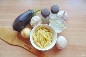 Паста с баклажанами и грибами Паста с баклажанами и грибами