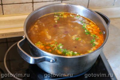 Щи с кабачками и фасолью Щи с кабачками и фасолью