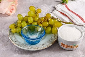 Компот из белого винограда на зиму