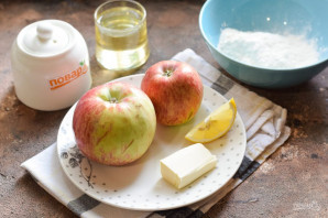 Жареные яблоки по-французски Жареные яблоки по-французски