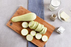 Кабачки в молоке Кабачки в молоке