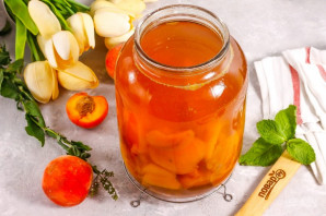 Компот из персиков на зиму