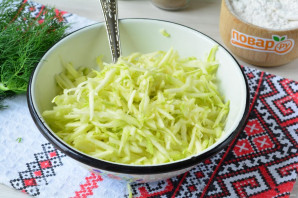 Овощной пирог из кабачков