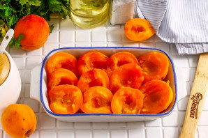 Запеченные абрикосы Запеченные абрикосы