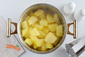 Фаршированные картофельные оладьи Фаршированные картофельные оладьи