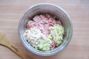 Ленивые голубцы с капустой и кабачками