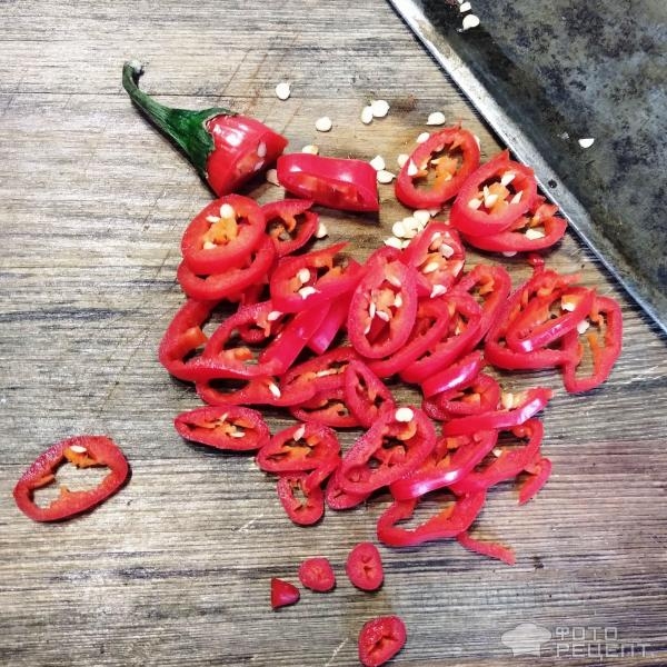 Рецепт: Чили масло Хун Ю - китайское пряное красное масло