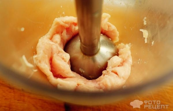 Рецепт: Корзиночки из куриного "теста" - с грибной начинкой Рецепт: Корзиночки из куриного "теста" - с грибной начинкой