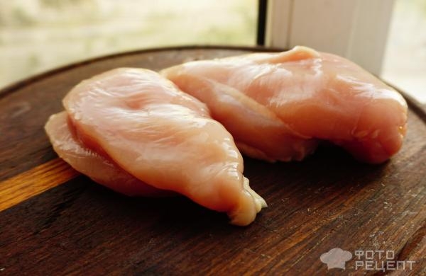 Рецепт: Корзиночки из куриного "теста" - с грибной начинкой Рецепт: Корзиночки из куриного "теста" - с грибной начинкой