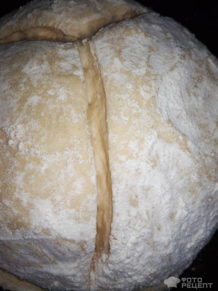 Рецепт: Круглый пшеничный хлеб - В духовке: бюджетный по цене, но вкусный и красивый