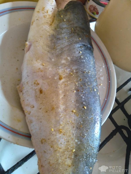 Рецепт: Морской язык запеченный - в духовке