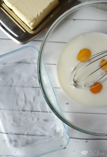 Рецепт: Омлет в духовке - тайны омлета "как в садике"