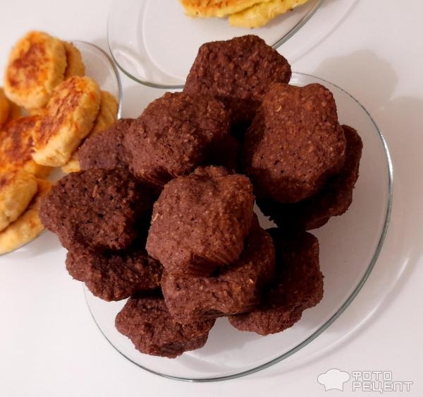 Рецепт: Овсяные кексы - Шоколадно-банановые кексы. Пекутся 6 минут! Рецепт: Овсяные кексы - Шоколадно-банановые кексы. Пекутся 6 минут!