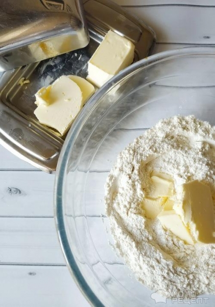 Рецепт: Печенье "Кулек с семечками" - вам семечек насыпать в кулек или в карман?