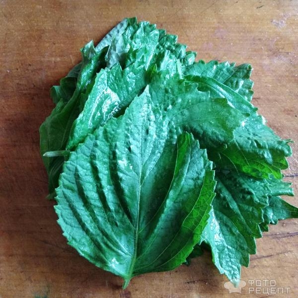 Рецепт: Пирожки из периллы - Kkaenip-Jeon - Корейский панчан