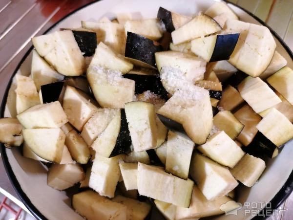 Рецепт: Рагу из баклажанов - С яблоками Рецепт: Рагу из баклажанов - С яблоками