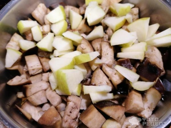 Рецепт: Рагу из баклажанов - С яблоками Рецепт: Рагу из баклажанов - С яблоками