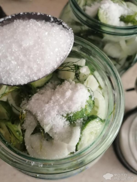 Рецепт: Салат из огурцов на зиму - как найденный, вкусно и просто Рецепт: Салат из огурцов на зиму - как найденный, вкусно и просто