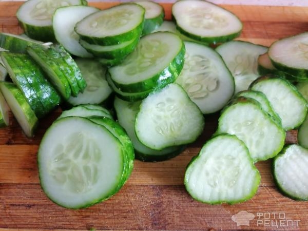 Рецепт: Салат из огурцов на зиму - как найденный, вкусно и просто Рецепт: Салат из огурцов на зиму - как найденный, вкусно и просто