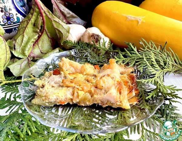 Рыбная запеканка с кабачком Рыбная запеканка с кабачком