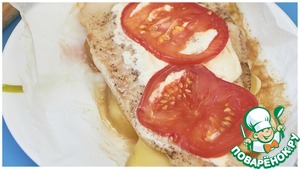 Запечённый пангасиус в пергаменте, в духовке Запечённый пангасиус в пергаменте, в духовке