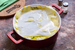 Лазанья из кабачков с рикоттой Лазанья из кабачков с рикоттой