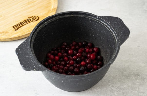 Клюквенный соус с вином