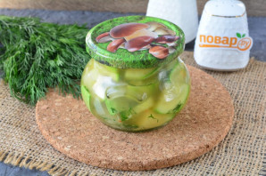 Кабачки с грибной приправой на зиму Кабачки с грибной приправой на зиму