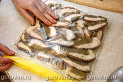 Заморозка белых грибов на зиму сырыми