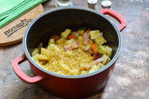 Суп с булгуром и кабачком Суп с булгуром и кабачком