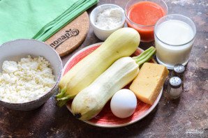 Лазанья из кабачков с творогом Лазанья из кабачков с творогом