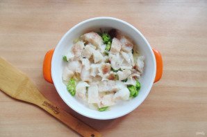 Судак с брокколи в духовке Судак с брокколи в духовке