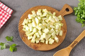 Маринованные кабачки с куркумой на зиму