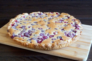 Киш с малиной