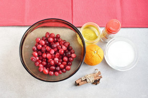 Клюквенный соус к мясу