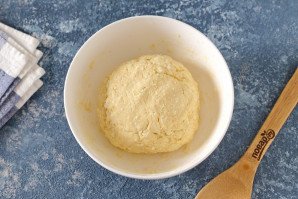 Ленивые вареники с яблоком