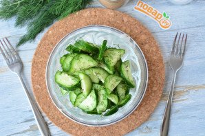 Шведский салат из огурцов Шведский салат из огурцов