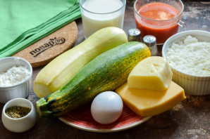 Лазанья из кабачков с рикоттой Лазанья из кабачков с рикоттой