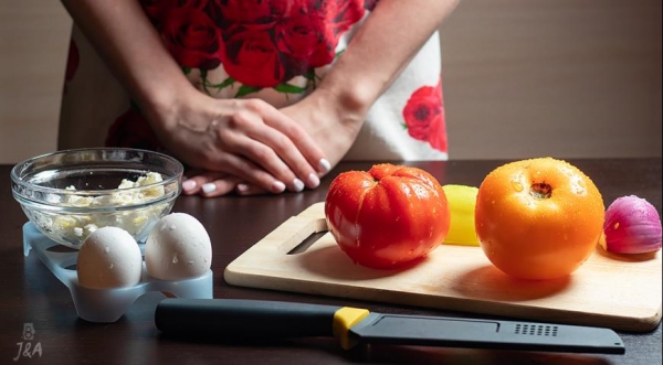 Запеченные помидоры, пошаговый рецепт с фото