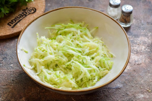 Оладьи из кабачков с беконом