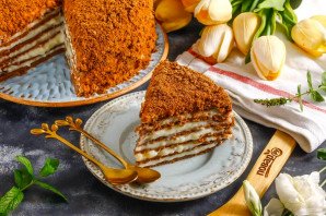 Шоколадный медовик