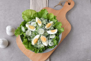 Салат со сметаной