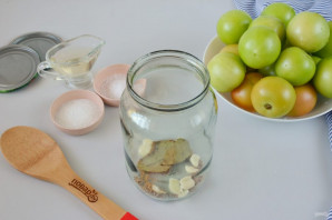 Рецепт маринованных зеленых помидоров