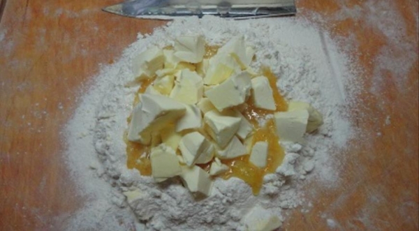 Песочные пирожные с яблоками, пошаговый рецепт с фото